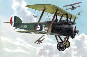 Roden PKROD053 British Royal Air Force Sopwith F.1 Camel WWI Fighter Aircraft - 1:72 Scale