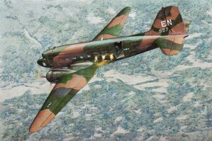 Roden PKROD310 US Douglas AC-47D Spooky Gunship Aircraft - 1:144 Scale