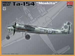 PM PKPM307 German Air Force Focke Wulf Ta-154 Moskito Night Fighter Aircraft - 1:72 Scale