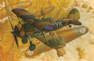 Roden PKROD408 British Royal Air Force Gloster Gladiator Mk.I Fighter Aircraft - 1:48 Scale