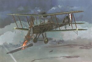 Roden PKROD412 British Royal Air Force B.E.12b Fighter Aircraft - 1:48 Scale