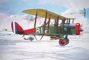 Roden PKROD422 British Royal Air Force De Havilland D.H.4 Eagle WWI Bomber Aircraft - 1:48 Scale