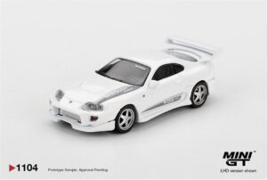 MiniGT MGT01104-R Toyota Supra VeilSide Combat V-I White (RHD) - 1:64 Scale