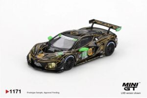 MiniGT MGT01171-L Chevrolet Corvette Z06 GT3.R No.13 AWA 2025 IMSA Daytona 24 Hrs (LHD) - 1:64 Scale