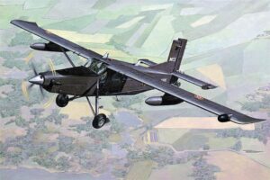 Roden PKROD449 French Army Pilatus PC-6/B2-H4 Turbo Porter Utility Aircraft - 1:48 Scale