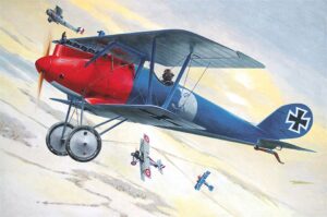 Roden PKROD613 German Air Force Pfalz D.III WWI Fighter Aircraft - 1:32 Scale