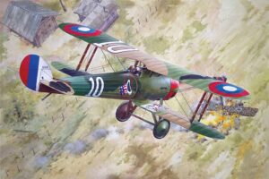 Roden PKROD616 French Air Force Nieuport 28 WWI Fighter Aircraft - 1:32 Scale