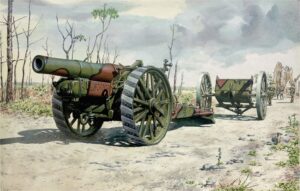 Roden PKROD716 British Army BL 8-inch Howitzer Mark VI - 1:72 Scale