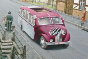 Roden PKROD725 German Army Opel 'Straßenzepp Essen' Blitzbus - 1:72 Scale