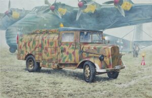Roden PKROD730 German Army Kfz 385 Opel Blitz Tankwagen Fuel Truck - 1:72 Scale