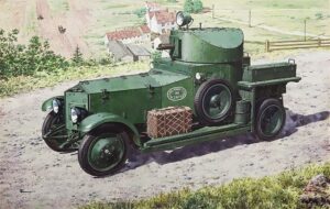 Roden PKROD731 British 1920 Pattern Mk I Armoured Car - 1:72 Scale