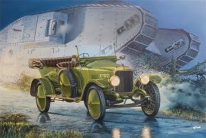 Roden PKROD735 British Army Vauxhall D-Type Staff Car - 1:72 Scale