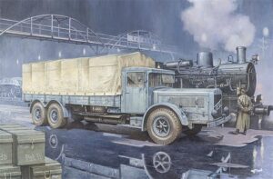 Roden PKROD738 German Army Vomag 8 LR Lkw Heavy Truck - 1:72 Scale