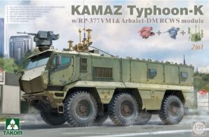 Takom PKTAK02173 Russian KamAZ Typhoon K Mine-Resistant Ambush-Protected Vehicle - 1:35 Scale