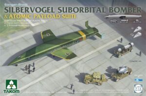 Takom PKTAK05018 German Air Force Silbervogel Suborbital Bomber & Atomic Payload Suite - 1:72 Scale