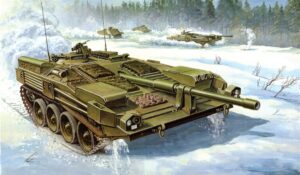 Trumpeter PKTM00309 Swedish Army Strv 103B Main Battle Tank - 1:35 Scale