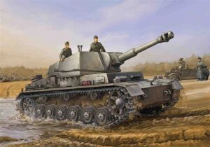Trumpeter PKTM00374 German Army GwIVb Geschützwagen leFH18/1 Prototype Self-Propelled Gun - 1:35 Scale