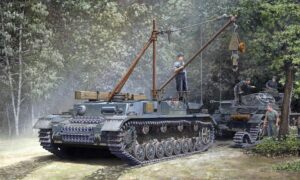 Trumpeter PKTM00389 German Army Bergepanzer IV Recovery Vehicle - 1:35 Scale
