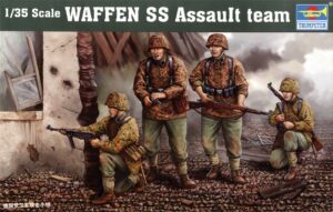 Trumpeter PKTM00405 German Waffen SS Assault Team Figures - 1:35 Scale