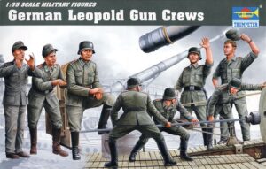 Trumpeter PKTM00406 German Leopold Railgun Crew Figures - 1:35 Scale