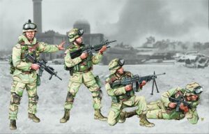 Trumpeter PKTM00410 US 101st Airborne Division Crew Figures - 1:35 Scale