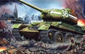 Trumpeter PKTM00902 Soviet Army T-34/85 Model 1944 'Factory No 183' Medium Tank - 1:16 Scale