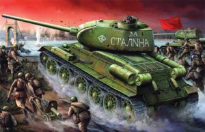 Trumpeter PKTM00904 Soviet Army T-34/85 Model 1944 'Factory No 174' Medium Tank - 1:16 Scale