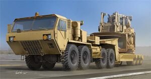Trumpeter PKTM01055 US Army M983A2 HEMTT Tractor w/ M870A1 Semi-Trailer - 1:35 Scale