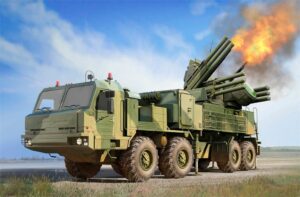 Trumpeter PKTM01087 Russian Army 96K6 Pantsir-S1 Mobile Air Defence System - 1:35 Scale