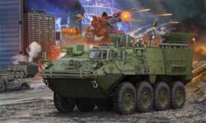 Trumpeter PKTM01512 US Army M1129 Stryker Mortar Carrier (MCV-B) - 1:35 Scale