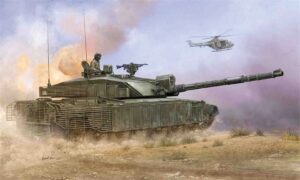 Trumpeter PKTM01522 British Army Challenger 2 Main Battle Tank with Enhanced Armour - 1:35 Scale
