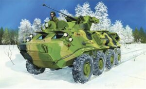 Trumpeter PKTM01545 Russian Army BTR-60PB Upgraded Armoured Personnel Carrier - 1:35 Scale