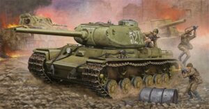 Trumpeter PKTM01569 Soviet Army KV-85 Model WWII Heavy Tank - 1:35 Scale