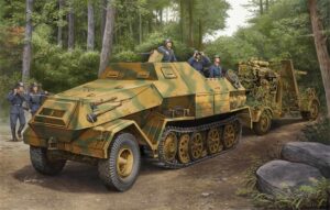 Trumpeter PKTM01584 German Army SdKfz 8 12-ton Armoured Half-Track - 1:35 Scale