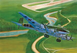 Trumpeter PKTM01638 German Air Force Fw 200 C-4 Condor Maritime Patrol Aircraft - 1:72 Scale