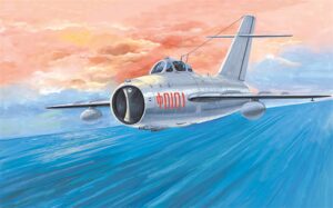 Trumpeter PKTM02205 Chinese Air Force MiG-17F Fresco [F-5] Fighter Aircraft - 1:32 Scale