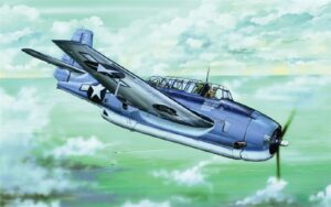 Trumpeter PKTM02233 US Navy TBF-1C Avenger Torpedo Bomber Aircraft - 1:32 Scale