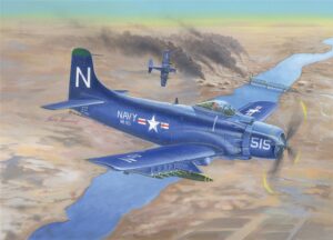Trumpeter PKTM02252 US Navy A-1D AD-4 Skyraider Attack Aircraft - 1:32 Scale