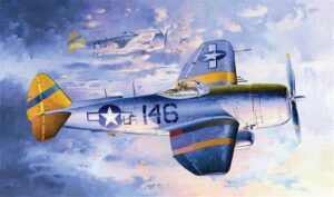 Trumpeter PKTM02265 USAAF P-47N Thunderbolt Fighter Aircraft - 1:32 Scale