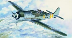 Trumpeter PKTM02411 German Air Force Focke-Wulf Fw 190D-9 Stab IV/JG3 Fighter Aircraft - 1:24 Scale