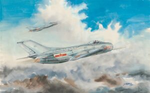Trumpeter PKTM02803 Soviet Air Force MiG-19S Farmer Fighter Aircraft - 1:48 Scale