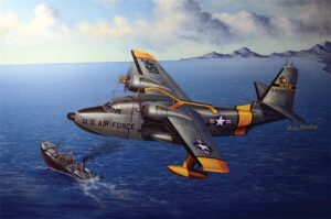 Trumpeter PKTM02821 US Air Force HU-16A Albatross Amphibious Aircraft - 1:48 Scale
