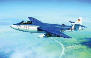 Trumpeter PKTM02827 British Royal Navy Hawker Sea Hawk Mk 100/101 Fighter Aircraft - 1:48 Scale