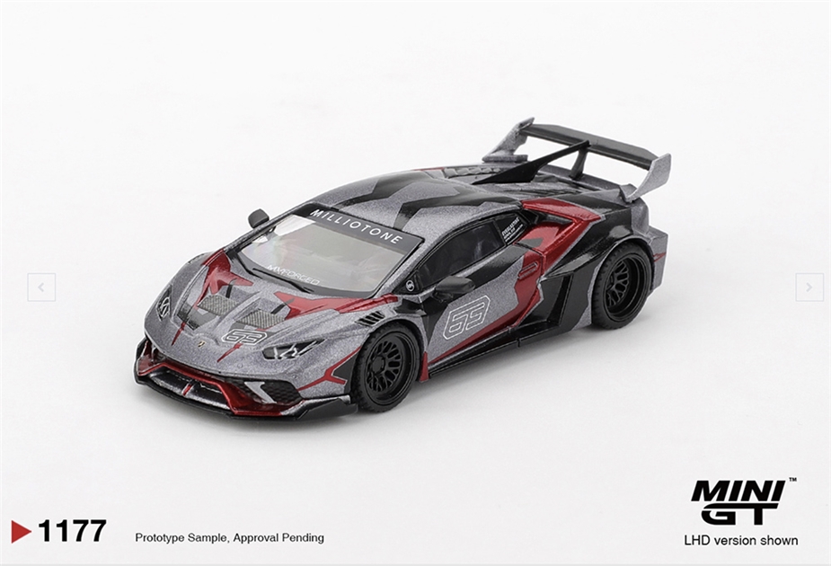 MiniGT MGT01177-L LB Works Lamborghini Huracan GT Ronin (LHD) - 1:64 Scale