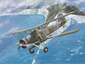Trumpeter PKTM03207 British Royal Navy Fairey Swordfish Mk I Torpedo Bomber Aircraft - 1:32 Scale