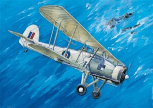 Trumpeter PKTM03208 British Royal Navy Fairey Swordfish Mk II Torpedo Bomber Aircraft - 1:32 Scale