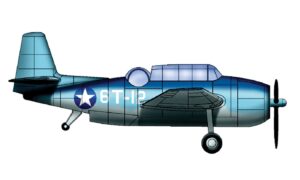 Trumpeter PKTM03405 US TBF Avenger (Qty 18) Aircraft Accessory Pack - 1:700 Scale