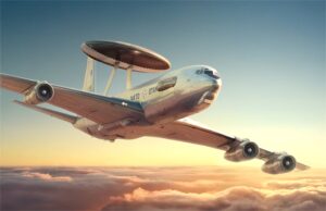 Roden PKROD345 US Air Force E-3 Sentry AWAC Early Warning Aircraft - 1:144 Scale