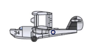 Trumpeter PKTM03449 British Walrus (Qty 12) Aircraft Accessory Pack - 1:700 Scale
