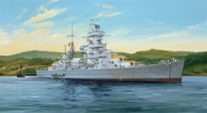 Trumpeter PKTM05317 German Navy Admiral Hipper 1941 Heavy Cruiser (ship) - 1:350 Scale